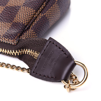 Louis Vuitton Damier Ebene Mini Pochette Accessories 6 of 10
