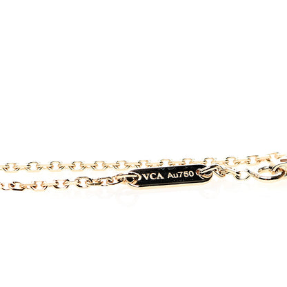 Van Cleef & Arpels 18K Yellow Gold Mother of Pearl Sweet Alhambra Bracelet 4 of 7