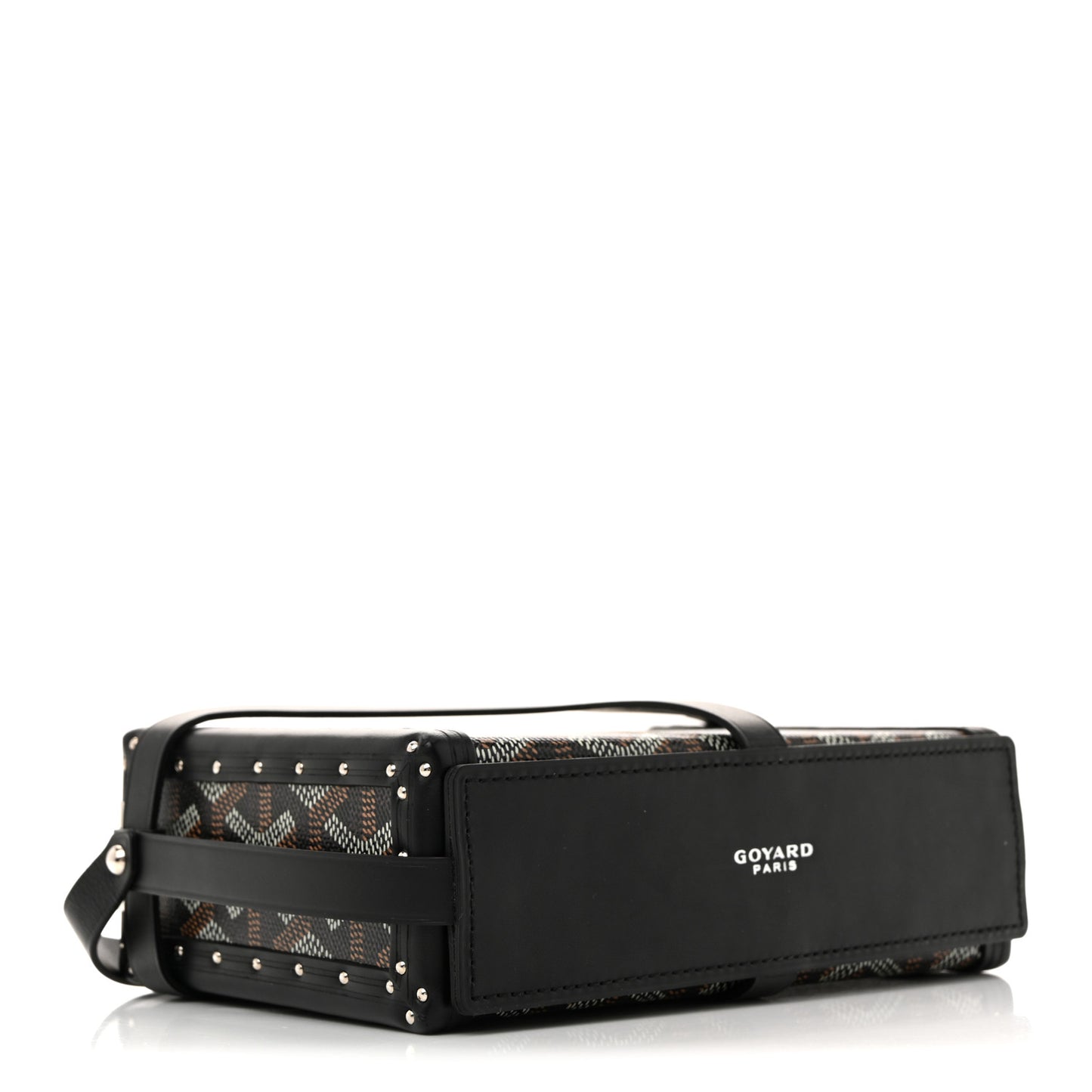 Goyardine Minaudiere Trunk Bag Black