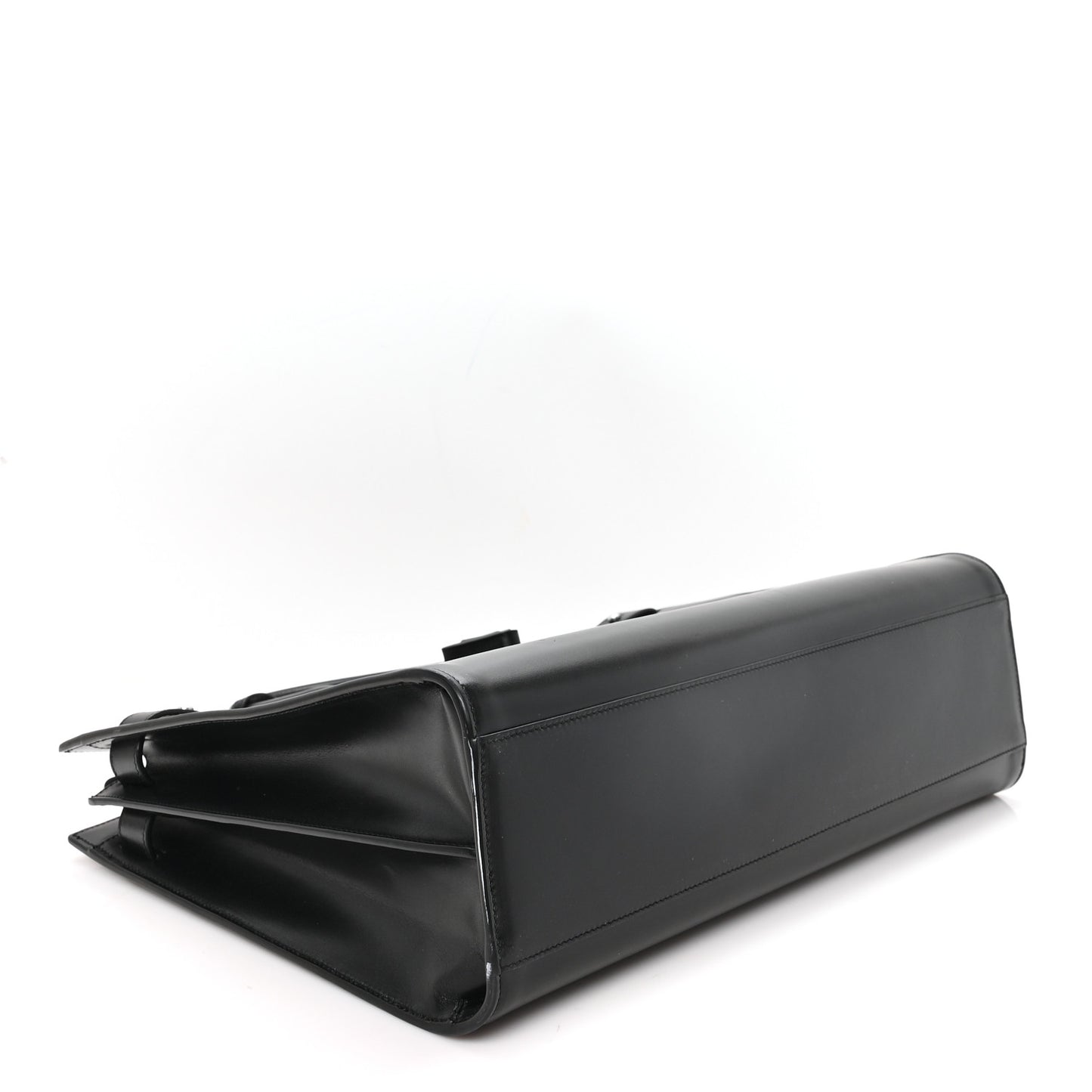 Calfskin Large Thin Sac De Jour Black