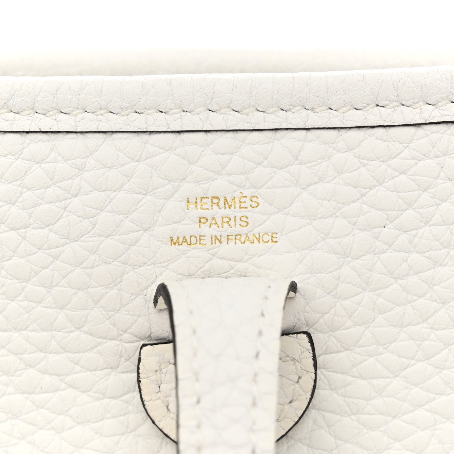 Hermes Taurillon Clemence Amazone Evelyne TPM New White 6 of 10