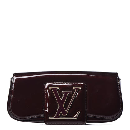 Louis Vuitton Patent Sobe Clutch Amarante 1 of 7