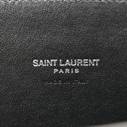 Saint Laurent Calfskin Crocodile Embossed Nano Sac De Jour Black 6 of 13