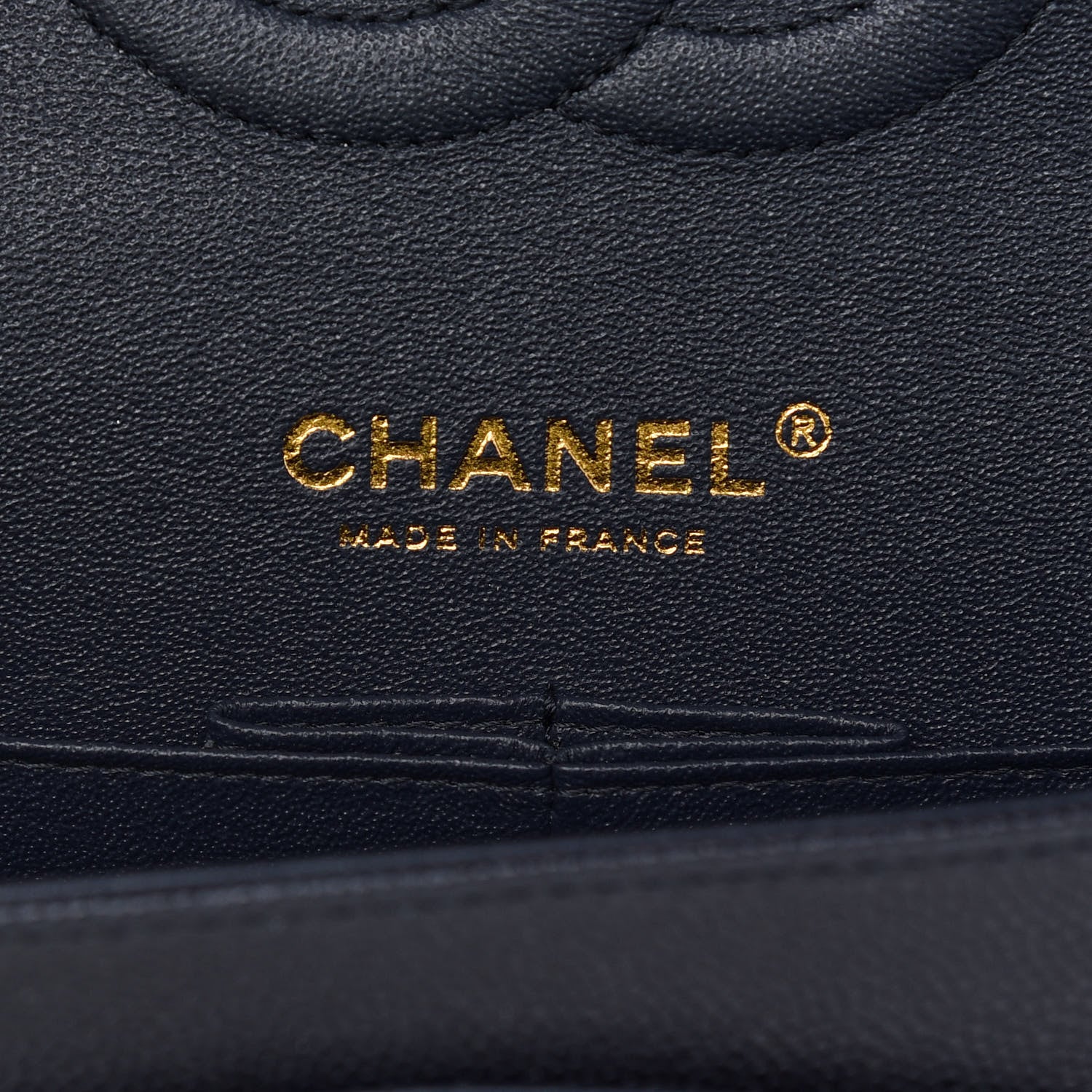Chanel Caviar Quilted Medium Double Flap Navy 10 of 17