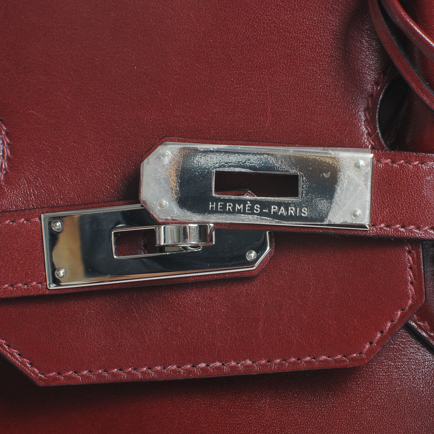 Box Calfskin Birkin 35 Rouge H