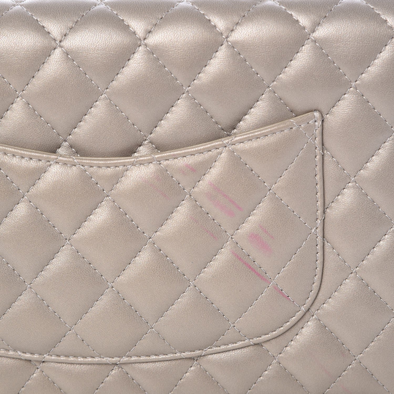 Chanel Lambskin Quilted Fantasy Pearl Flap Light Gold 11 of 11