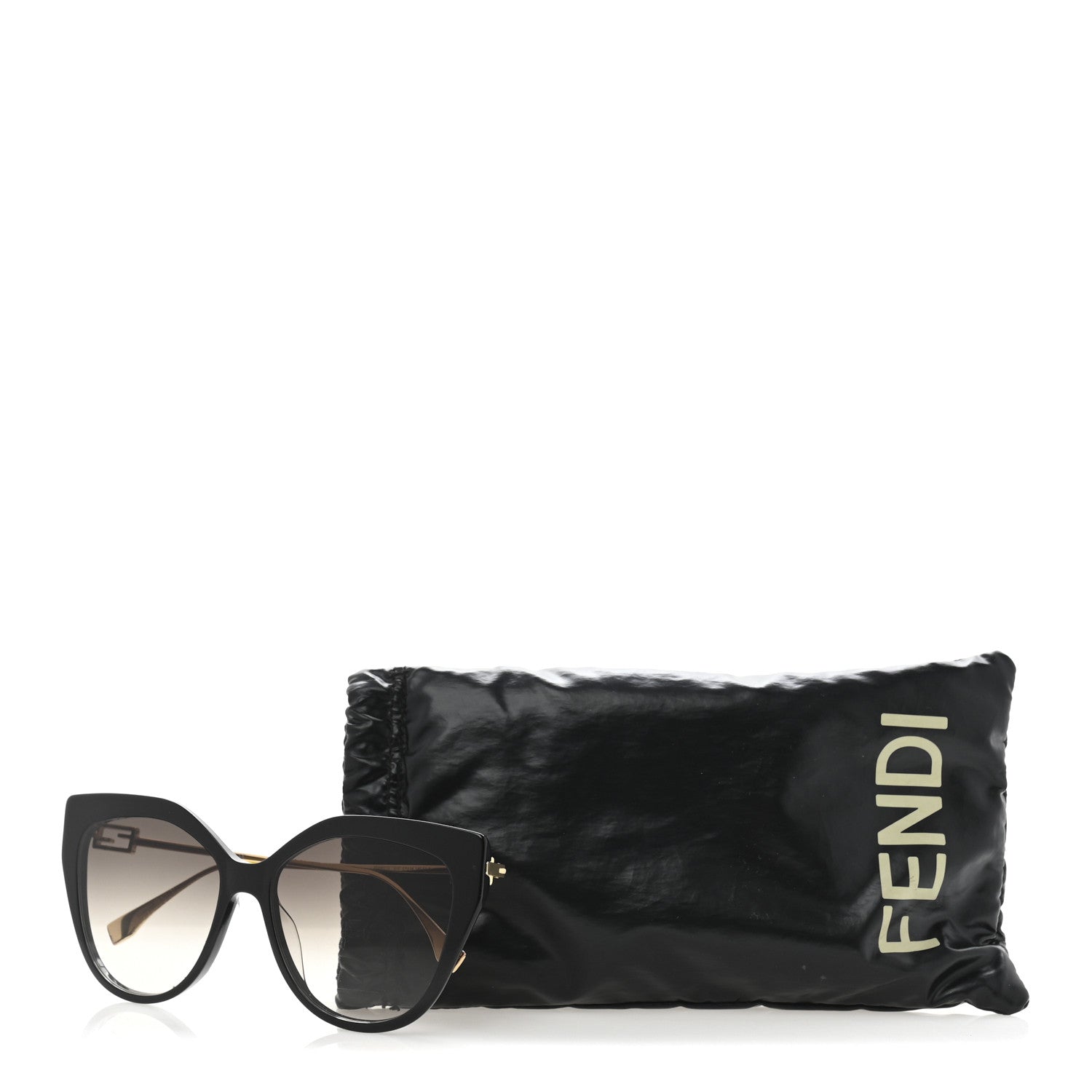Fendi Acetate Cat Eye Sunglasses FE40011U Black 9 of 9