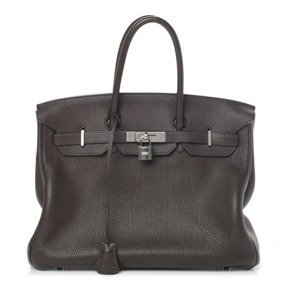 Hermes Togo Birkin 35 Chocolate 1 of 14