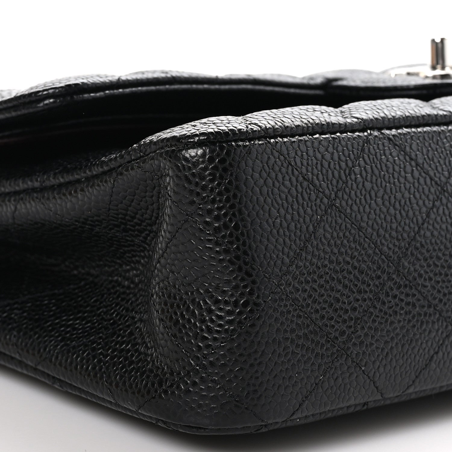 Chanel Caviar Quilted Medium Double Flap Black 8 of 9