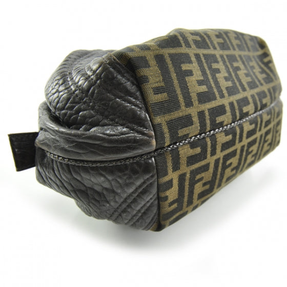 Fendi Zucca Nappa Nuvolata Vitello Tortuga Spy Bowler Tobacco Moro 6 of 13