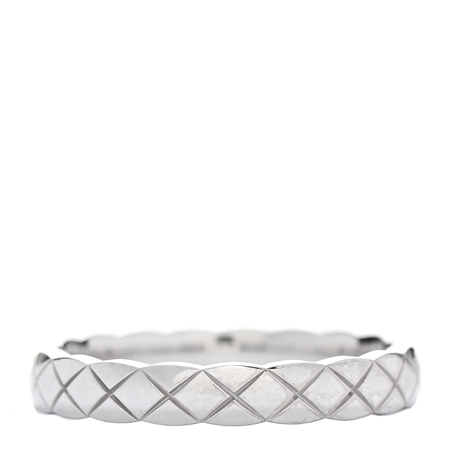 18K White Gold Mini Coco Crush Ring 54 6.75