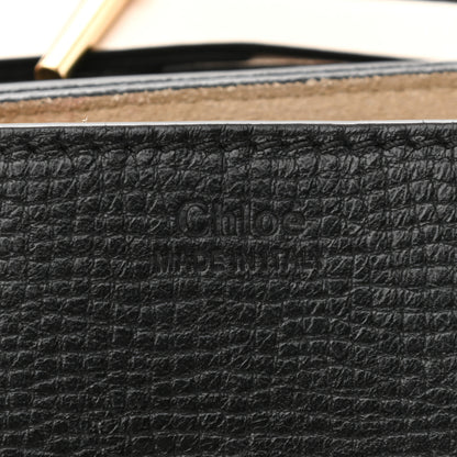Chloe Textured Calfskin Lambskin Nano Drew Shoulder Bag Black 5 of 11