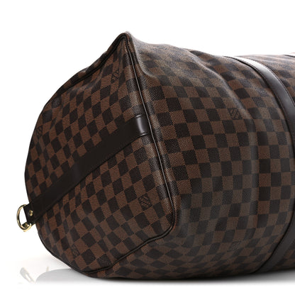 Louis Vuitton Damier Ebene Keepall Bandouliere 55 8 of 13