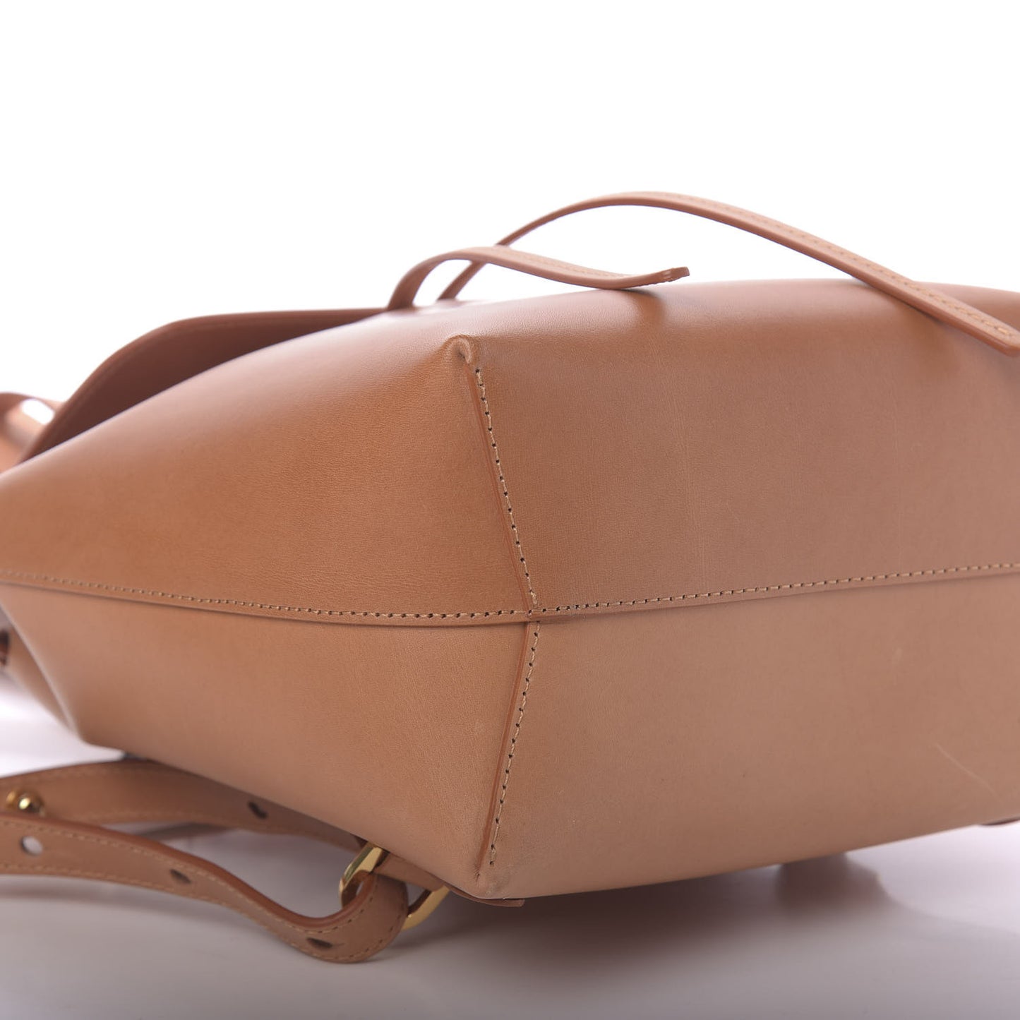 Vegetable Tanned Calfskin Mini Backpack Cammello Rosa