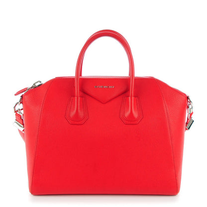 Givenchy Sugar Goatskin Medium Antigona Red 1 of 14