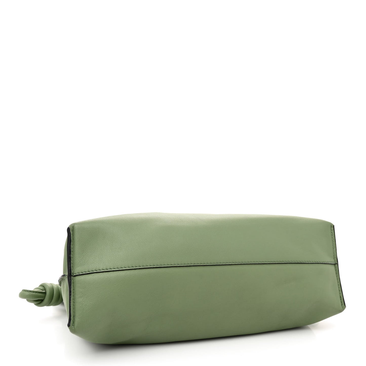 Nappa Flamenco Knot Clutch Rosemary