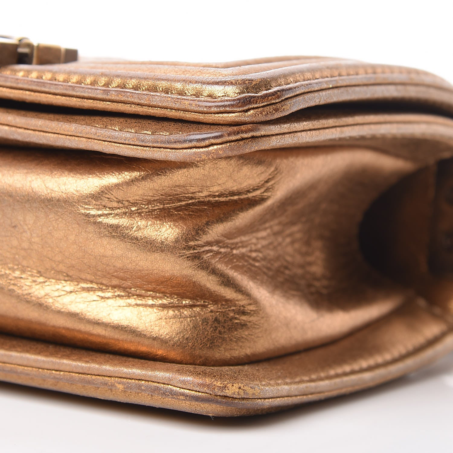 Chanel Galuchat Stingray Mini Boy Flap Gold 10 of 10