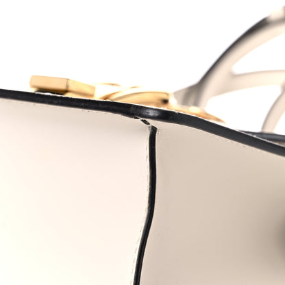 Gucci Calfskin Mini Sylvie Top Handle Bag White 10 of 14