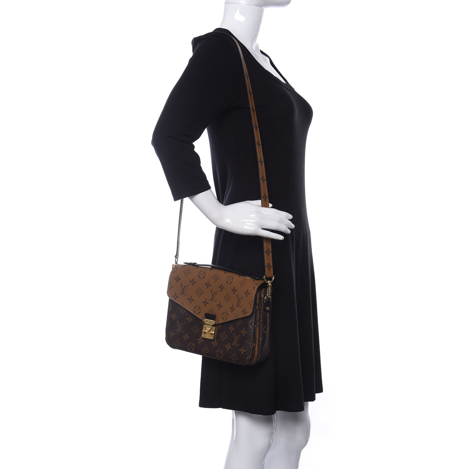 Louis Vuitton Reverse Monogram Pochette Metis 2 of 8