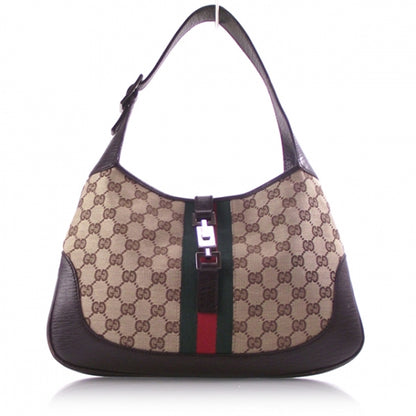 Gucci Monogram GG Signature Jackie O Hobo 1 of 13