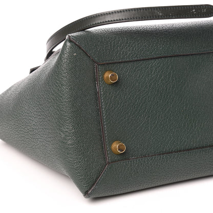Celine Goatskin Smooth Calfskin Mini Belt Bag Dark Green 5 of 15