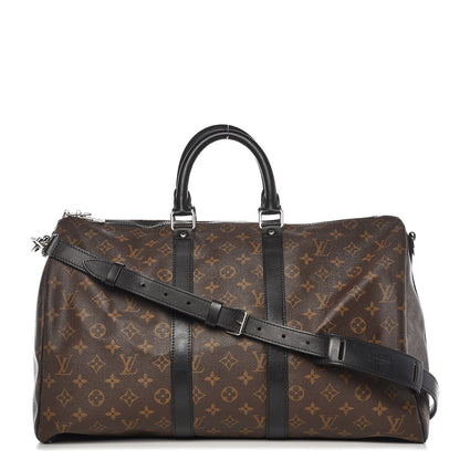 Louis Vuitton Monogram Macassar Keepall Bandouliere 45 1 of 10