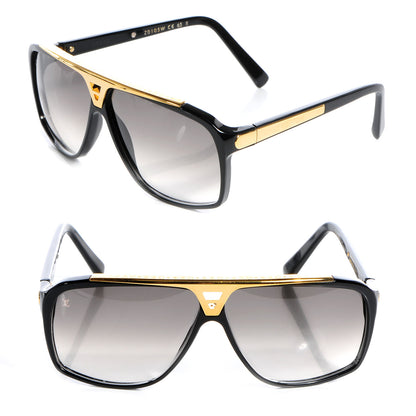 Louis Vuitton Acetate Evidence Sunglasses Z0105W Black 1 of 7