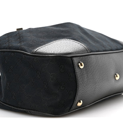 Gucci Monogram Medium Princy Tote Black 9 of 11