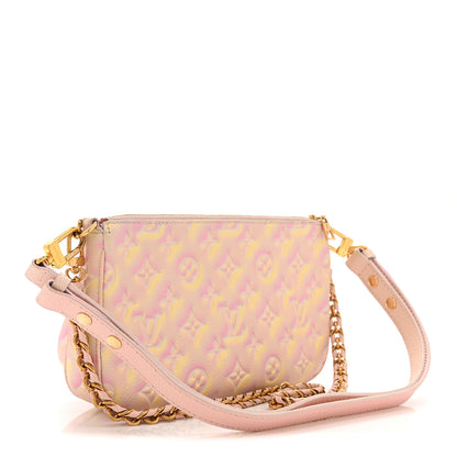 Louis Vuitton Empreinte Monogram Summer Stardust Multi Pochette Accessories Pink 3 of 11