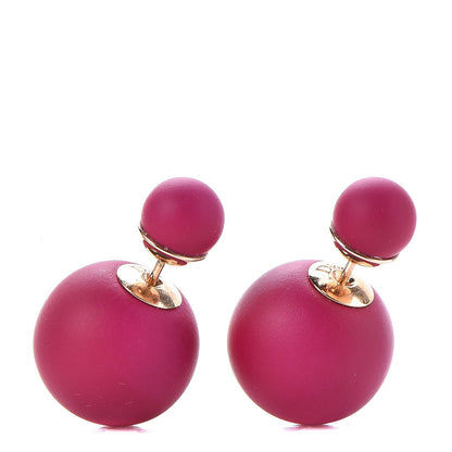Christian Dior Mise En Dior Tribal Earrings Toxic Purple 1 of 5