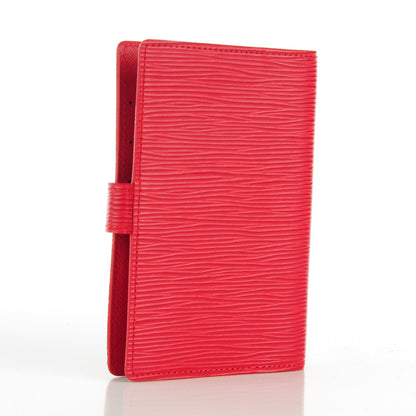 Louis Vuitton Epi Small Ring Agenda Cover Rouge 3 of 7