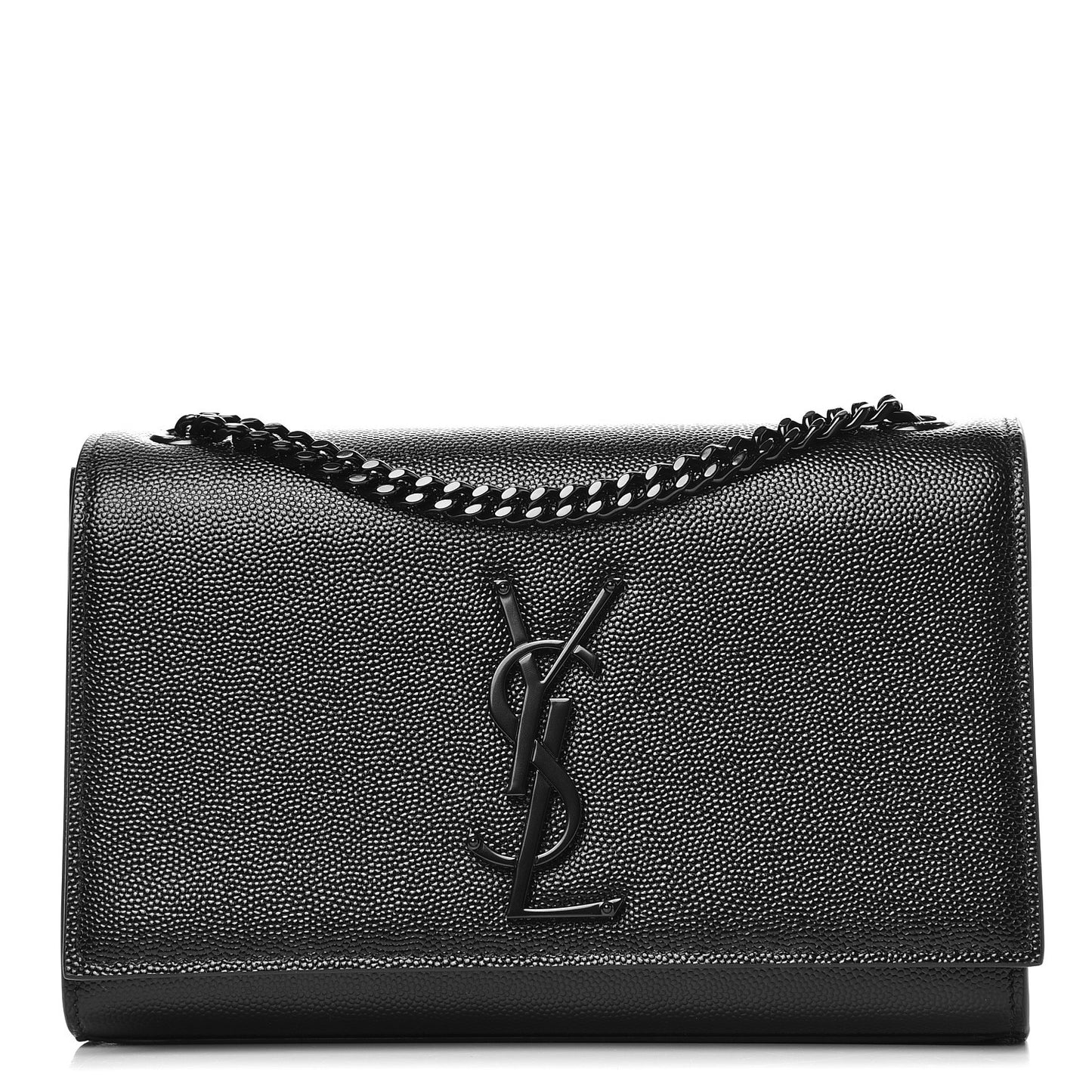 Grain De Poudre Small Monogram Kate Satchel Black