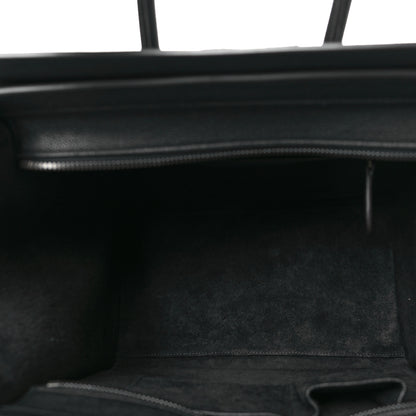 Celine Drummed Calfskin Mini Luggage Black 5 of 8