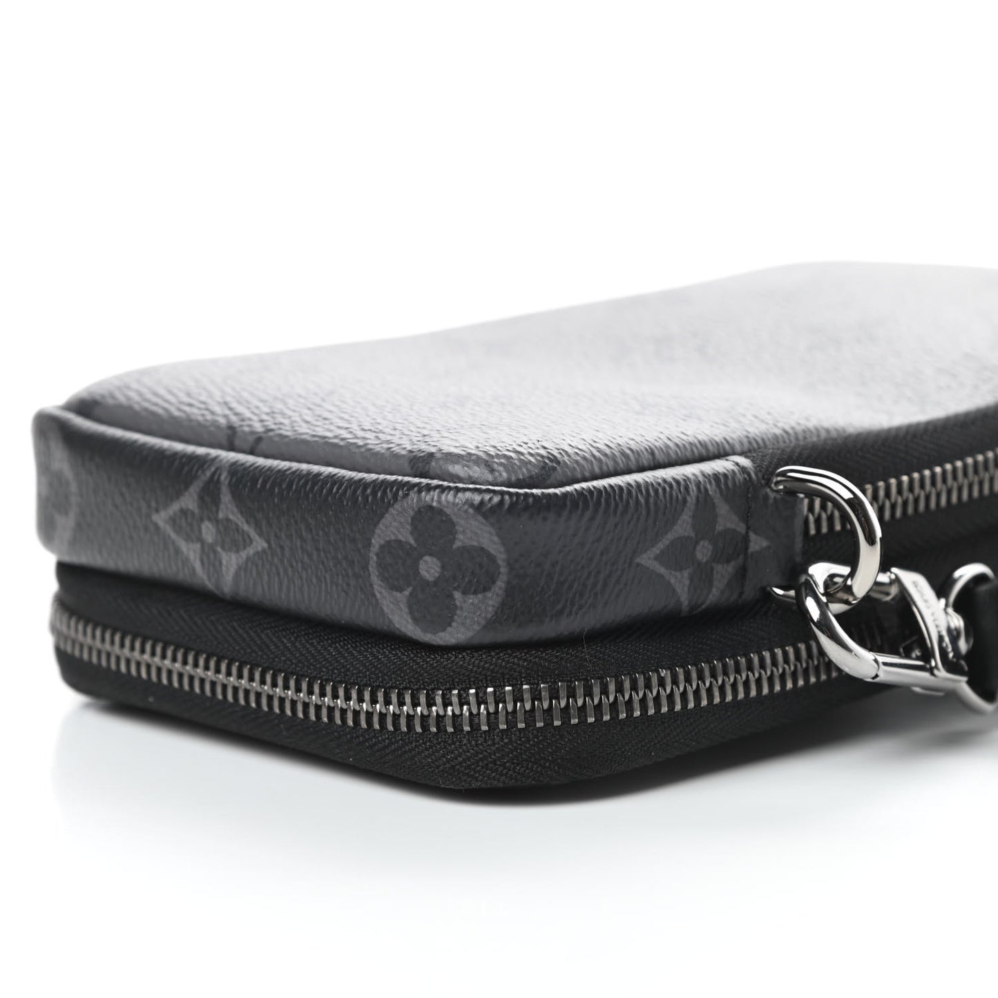 Monogram Eclipse Reverse Double Phone Pouch