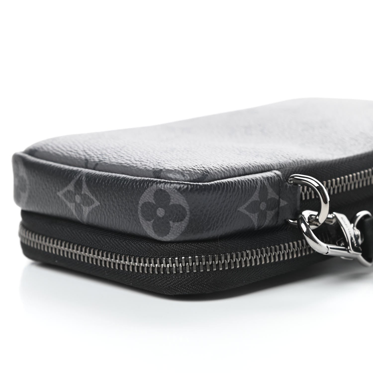 Louis Vuitton Monogram Eclipse Reverse Double Phone Pouch 9 of 10