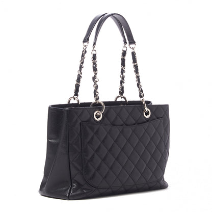 Chanel Caviar Quilted Grand Shopping Tote GST Black 3 of 9