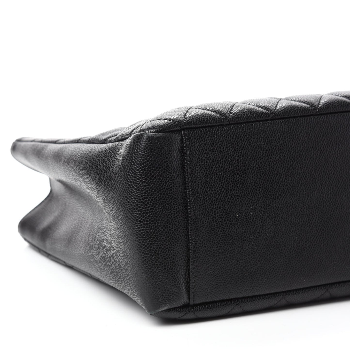 Caviar Quilted Grand Shopping Tote GST Black