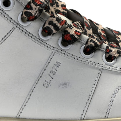 Saint Laurent Calfskin Distressed SL/37M High Top Sneakers 36.5 White 12 of 19