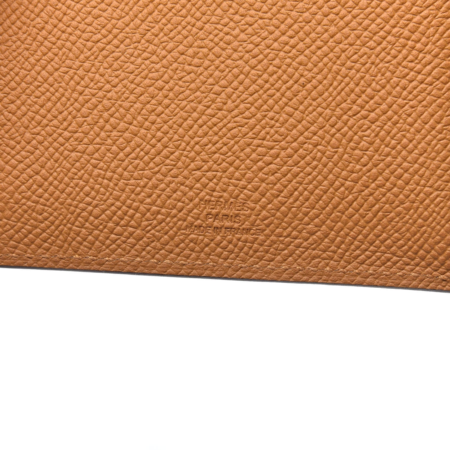 Hermes Epsom Tarmac PM Passport Holder Caramel 7 of 8