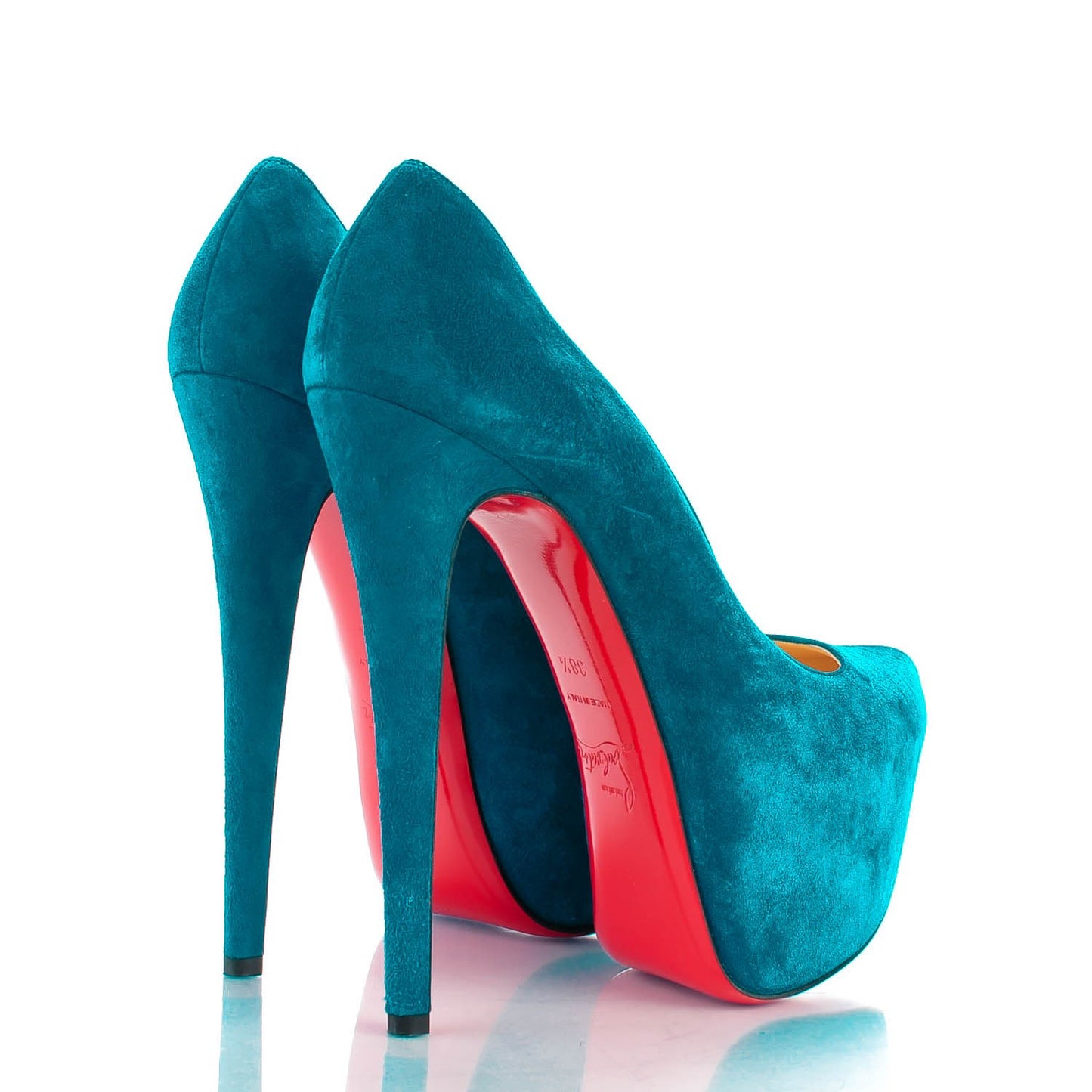 Suede Daffodile 160 Pumps 38.5 Peacock