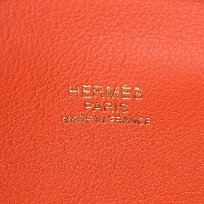 Hermes Swift Plume 21 Orange Poppy 6 of 10