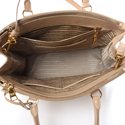 Prada Saffiano Medium Galleria Double Zip Tote Sabbia 5 of 20