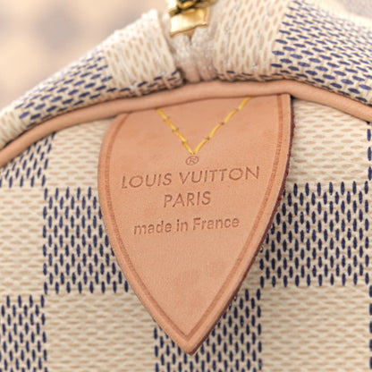 Louis Vuitton Damier Azur Speedy 35 6 of 14