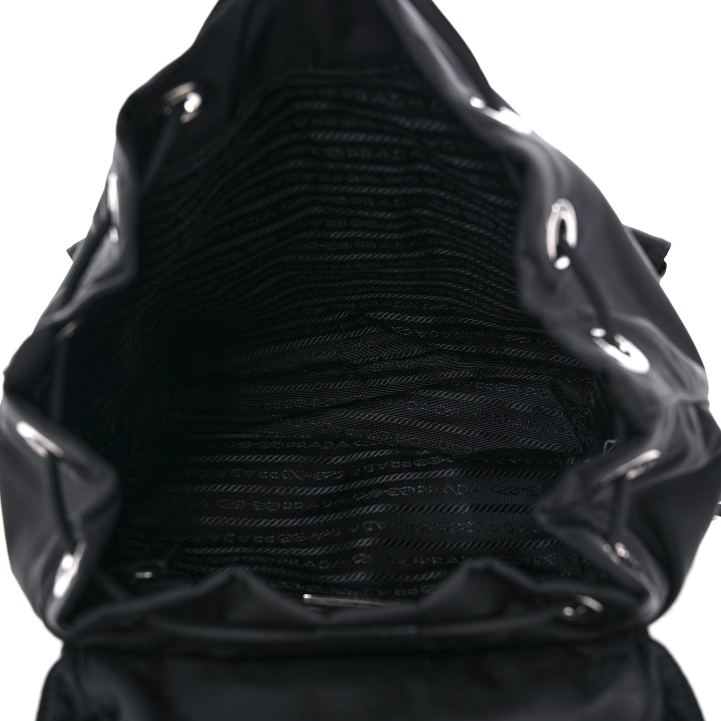Tessuto Nylon Vela Small Backpack Black