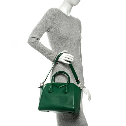 Givenchy Sugar Goatskin Small Antigona Emerald 2 of 7