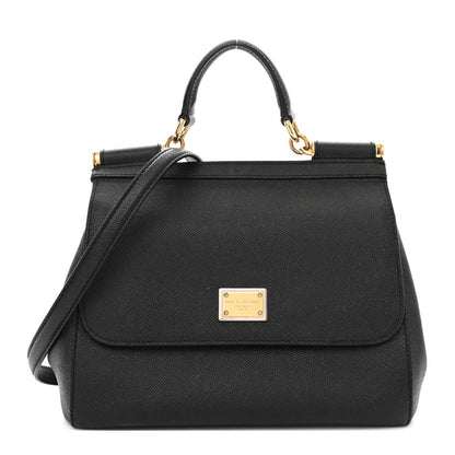 Dolce & Gabbana Dauphine Small Miss Sicily Satchel Black 1 of 17