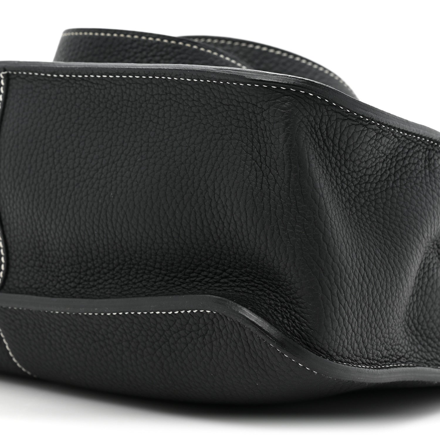 Hermes Taurillon Clemence Halzan 31 GM Black 7 of 8