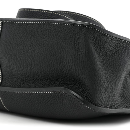 Hermes Taurillon Clemence Halzan 31 GM Black 7 of 8