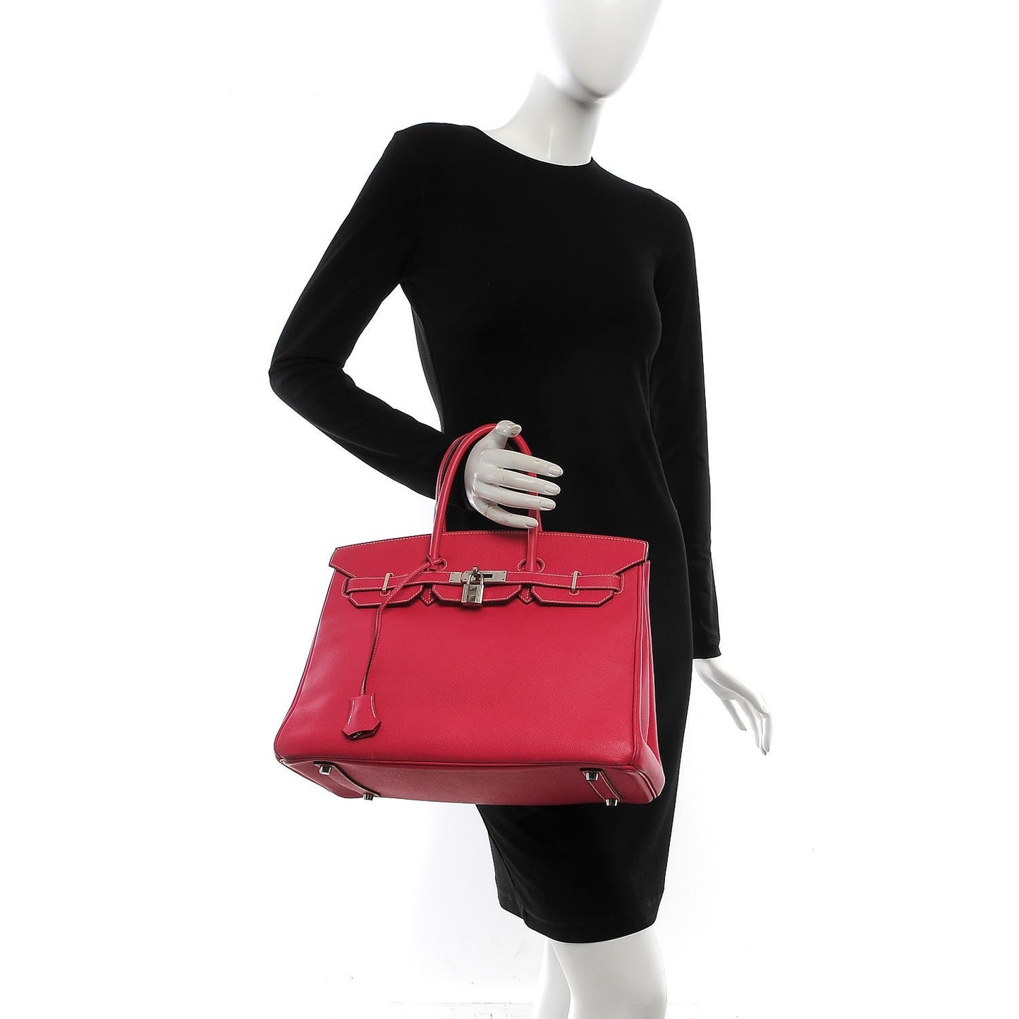 Epsom Birkin 35 Rose Tyrien