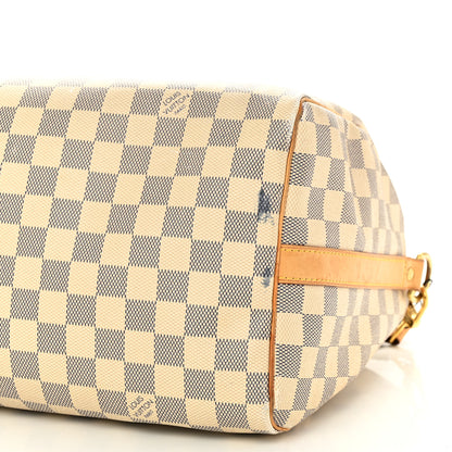 Louis Vuitton Damier Azur Speedy Bandouliere 30 10 of 17